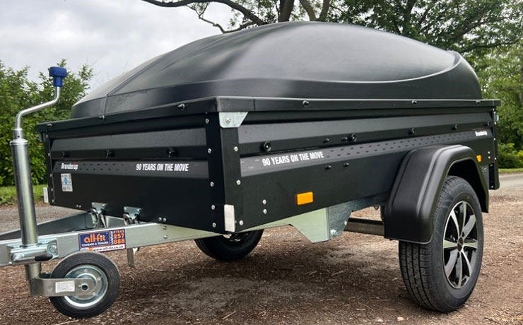 SPECIAL EDITION Black Brenderup Camping Trailer
