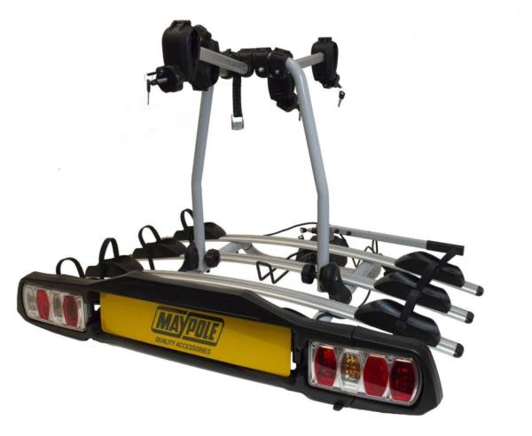 Maypole Towball Mounted 4 Bike Carrier | All-Fit Towbars & Trailers