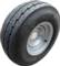 Indespension Trailer Wheel & Tyres Pair | 20.5 x 8.00 -10 | 4" PCD | Bubble Wheel 