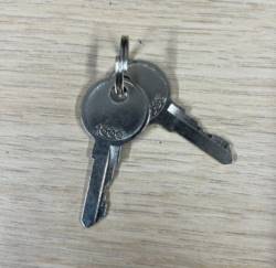 Replacement key for Brenderup ABS Lid Lock - Pair 