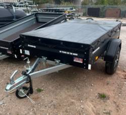 Black Brenderup 1205s with Black Soft Cover, Support Bar, Jockey Wheel & Clamp