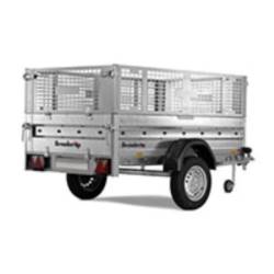 Brenderup 2205S - Braked Trailer - 50CM Mesh Sides