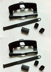Thule 591 Wheel Holder, Strap & Rim Protector x2