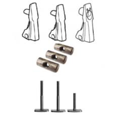 Thule 598 Pro Ride Bike Cycle Carrier Rack T-Track Bolts Nut Handles Barrels Kit