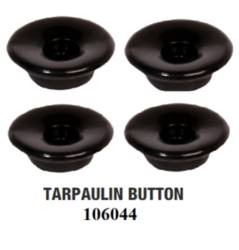 Trailer Tarpaulin Button - Black Plastic used on Brenderup Trailers