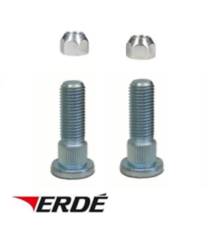 Pair of wheel nut & studs M10 x 1.25 for Erde trailers