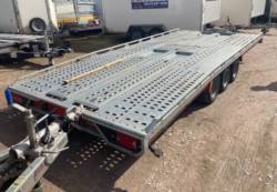 Ex-hire Brian James T6 car transporter trailer 5 x 2.1m