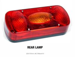 Rear right lamp light for Brenderup kayak/boat trailer