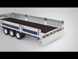 Brian James Twin Axle Connect Trailer with sides - 3.6m - 2600kg