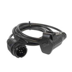 8 Pin plug & 13 Pin flying socket socket extension lead 3m straight