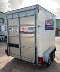 BlueLine Box Trailer with Ramp Door 8ft x 5ft